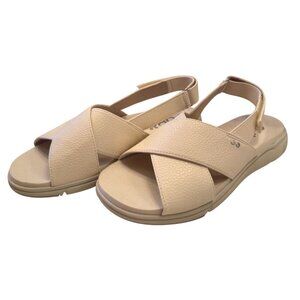 Ryka Marvelous Beige Size 8W Cross Band Sandal Adjustable NWB